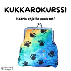 Kukkaron ompelu verkkokurssi. Kukkarokurssin ohjeella onnistut!